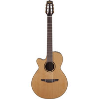 Takamine Pro Series 3 Left Handed FCN Nylon String AC/EL Guitar with Cutaway