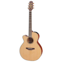 Takamine Pro Series 3 Left Handed NEX AC/EL Guitar with Cutaway in Natural Satin Finish