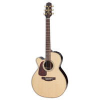 Takamine Pro Series 5 Left Handed NEX AC/EL Guitar with Cutaway in Natural Gloss Finish