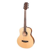 Timberidge '1 Series' Spruce Solid Top TS-Mini Acoustic-Electric Guitar (Natural Satin)
