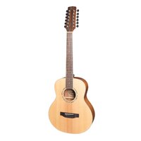 Timberidge '1 Series' Spruce Solid Top TS-Mini 12 String Acoustic-Electric Guitar (Natural Satin)
