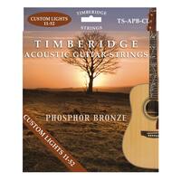 Timberidge TS-APB-CL Premium Acoustic Guitar Strings - Custom Light 11-52