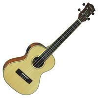 Tiki '6 Series' Solid Spruce Top Electric Tenor Ukulele with Hard Case