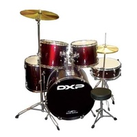 DXP DRUM KIT W/STOOL & CYMBALS WINE RED / TXP35PWR