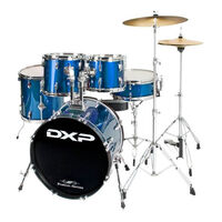 DXP TX06PMBL 20" FUSION DRUM KIT W/CYMBALS - BLUE