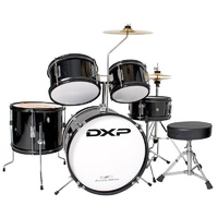 Dxp Txj5Bk Junior 5 Piece Junior  Acoustic Drum Kit Package 