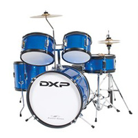 DXP TXJ5MBL Junior 5 Piece Junior  Acoustic Drum Kit Package 