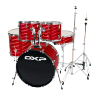 DXP TXP35TDR Rock  22" 5 Piece Acoustic Drum Kit RED