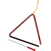 8" TRIANGLE RED