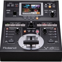 Roland Four channel video mixer Built-In Screen and HDMI Support