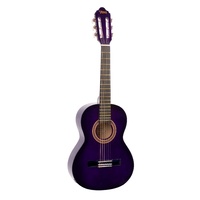 Valencia Vc102Pps 1/2 Size Nylon String Classical Guitar - Purple Sunburst