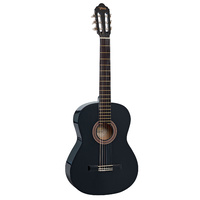 Valencia Vc104Bk 100 Series 4/4 Nylon String Classical Acoustic Guitar - Black