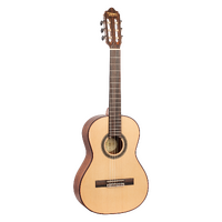 Valencia 700 Series VC703 - 3/4 Size Classical Acoustic Guitar - Solid Spruce Top (Natural Satin)