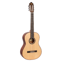 Valencia 700 Series VC704 - Full Size Concert Classical Acoustic Guitar - Solid Spruce Top (Natural Satin)