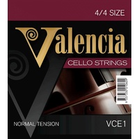 VALENCIA 4/4 CELLO STRINGS