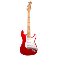 Essex SX VES57CAR SC Style Electric Guitar Candy Apple Red Gig Bag Lessons