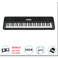 Yamaha PSRE383 61-Key Keyboard BONUS INCL STAND and KEYGUIDE  V2
