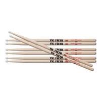 Vic Firth American Classic® Wood Tip 7A Drumsticks 4-Pack
