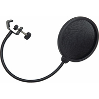 VOXPOP-50AVE Dual Layer Nylon Microphone Pop Filter ? Black