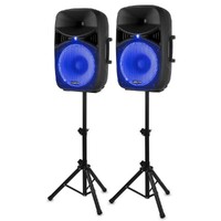 Vonyx VPS152A 1000W Speaker Set with Stands