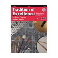 TRADITION OF EXCELLENCE BK1 PERCUSSION BK/DVD