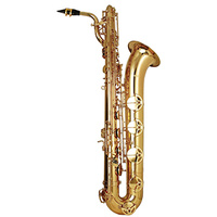 WI-DBS-400 Wisemann Baritone Sax, Eb, Brass Lacquered, Low A & High F#, Outfit Including Mouthiece, Cap, Ligature & Strap And Leather Case W/Wheels