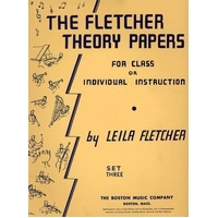 Fletcher Theory Papers Set 3 by Leila Fletcher, Green Cover, Boston Music