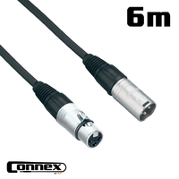 XMXF-6Connex Pro XLR Cable Male to Female 6m