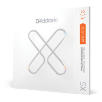 D'Addario 10-47 Extra Light, Xs Phosphor Bronze Coated Acoustic Guitar Strings