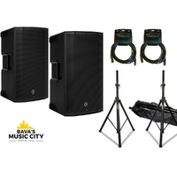 Mackie Thump 12A V2 Dual Speaker Pack 2600W - 2x 12" 1300W Loudspeakers with Stands & 10m Cables