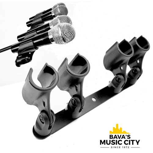 XL AUDIO MULTI MICROPHONE HOLDERS x 4 Including Mic Clips