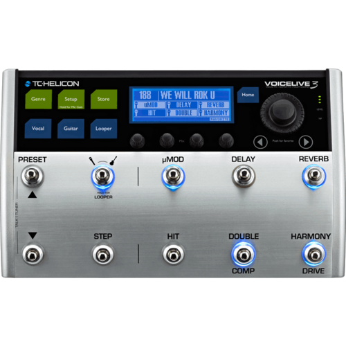 TC HELICON VOICELIVE 3  Third Generation Vocal FX processing